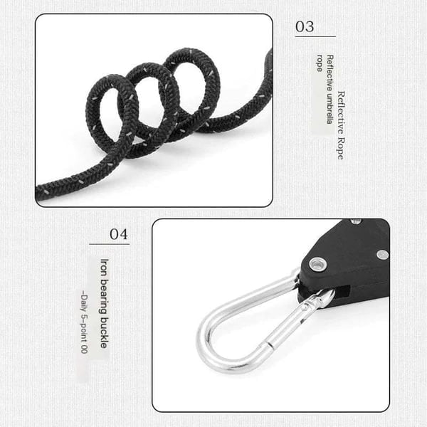 🔥Last Day Promotion-49% OFF🏕️-Portable Adjustable Fix Camping Rope