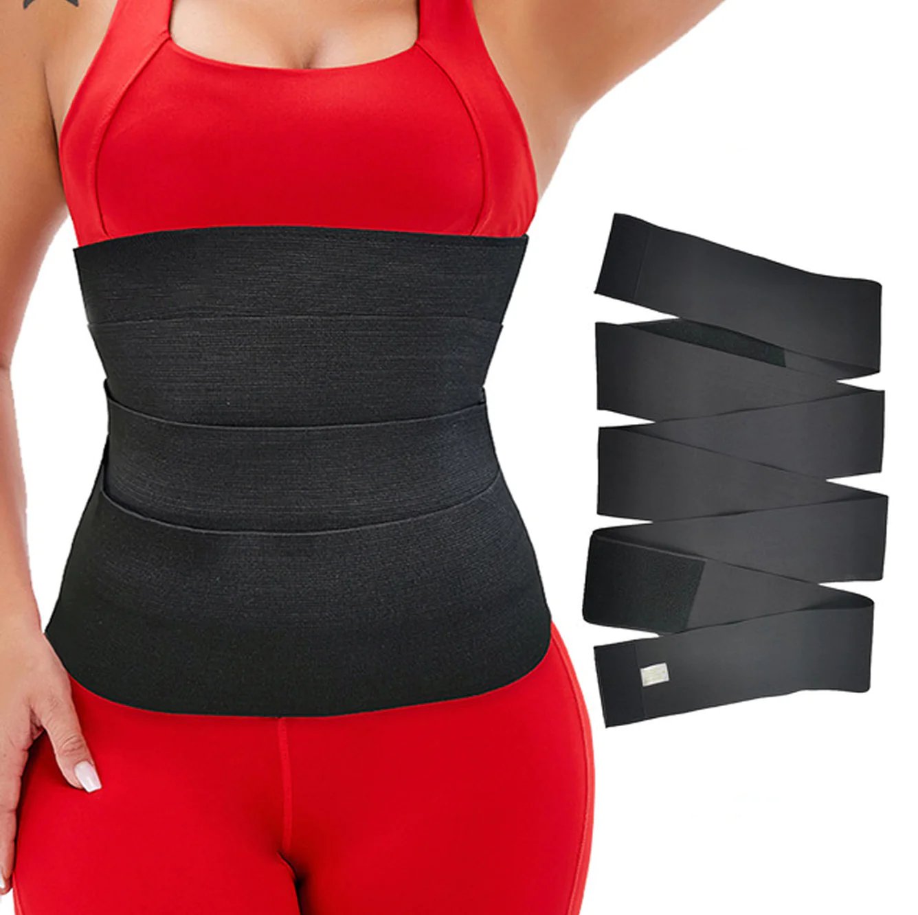 🔥Upgraded Abdominal Binder Lower Waist Support Belt