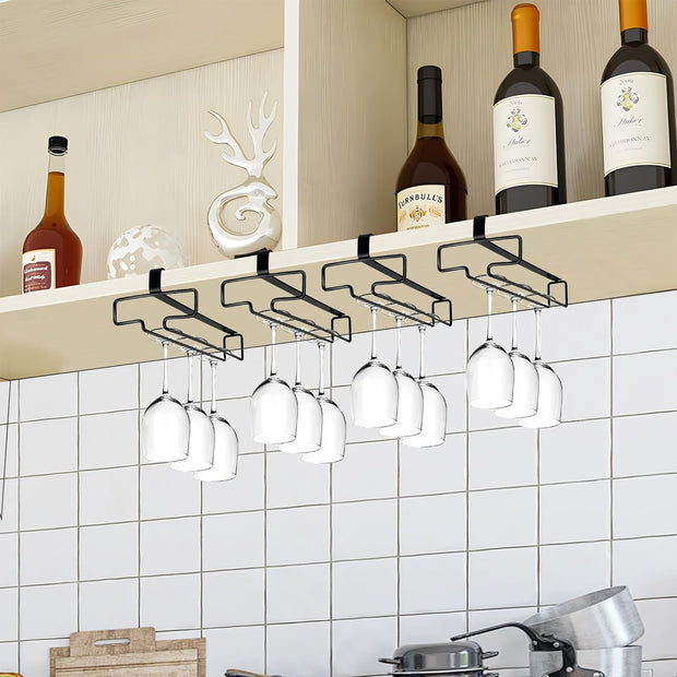 🔥Hot Sale - 49% Off🔥Under Cabinet Wine Glass Holder