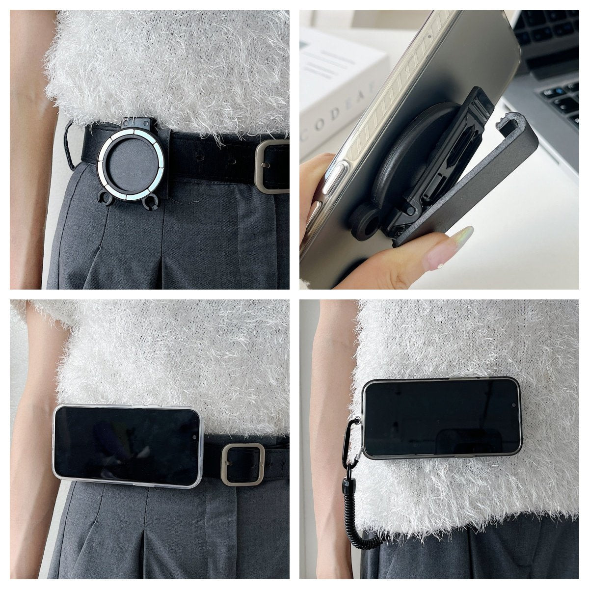 Magnetic Clip Mobile Phone Holder