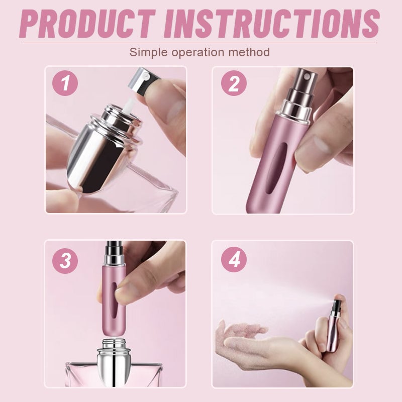 🔥Last day - 48% off🔥Portable Mini Refillable Perfume Empty Spray