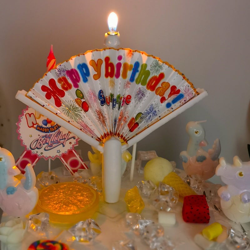 🎁Summer Hat Sale 49% OFF🎂🎂 Reusable Novelty Fan Birthday Candle🔥BUY 2 GET 2 FREE 🎁BEST GIFT FOR FAMILY🎂🎁