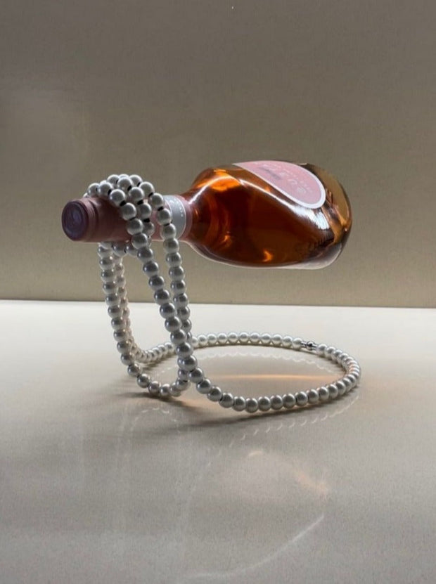 Floating Pearl Necklace Bottle Holder