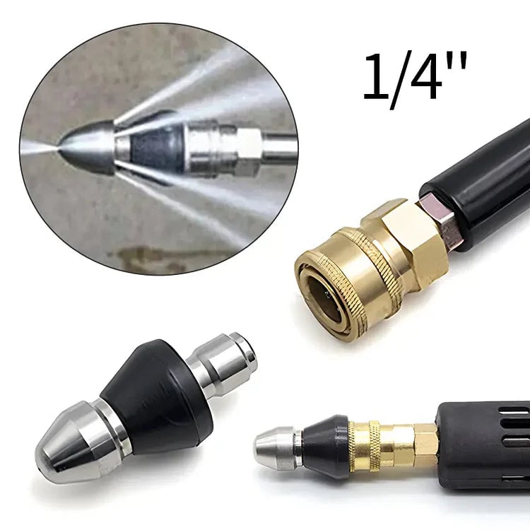 🔥Hot Sale-49% OFF🛠️-Sewer Cleaning Tool High-pressure Nozzle