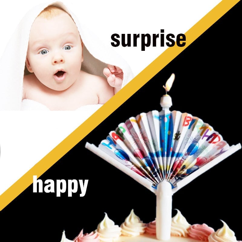 🎁Summer Hat Sale 49% OFF🎂🎂 Reusable Novelty Fan Birthday Candle🔥BUY 2 GET 2 FREE 🎁BEST GIFT FOR FAMILY🎂🎁